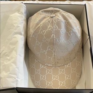 Gucci Lamé Baseball Cap